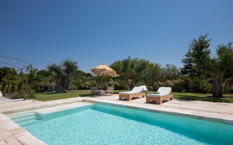 Trulli Valle D'Itria - Martina Franca: Swimming Pool, Resort, Garden, Landscaping, Shade, Water Feature, Estate, Leisure, Hacienda, Eco Hotel