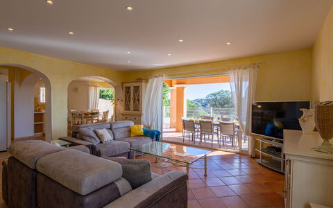 La Figuière: Furniture, Interior Design, Flooring, Floor, Ceiling, Couch, Room, Table, Living Room, Chair