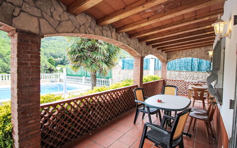 Roca Mas Mato: Porch, Swimming Pool, Balcony, Resort, Wood Stain, Brick, Hacienda, Houseplant, Eco Hotel, Shade