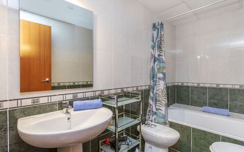 Solymar: Flooring, Plumbing Fixture, Floor, Interior Design, Bathroom, Sink, Bathroom Sink, Tap, Plumbing, Tile