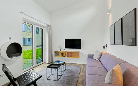 Nord Nest: Interior Design, Flooring, Ceiling, Floor, Living Room, Couch, Furniture, Room, Lighting, Home