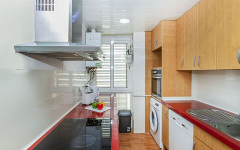 Rioplata: Kitchen Appliance, Kitchen, Major Appliance, Countertop, Flooring, Interior Design, Floor, Cabinetry, Refrigerator, Home Appliance