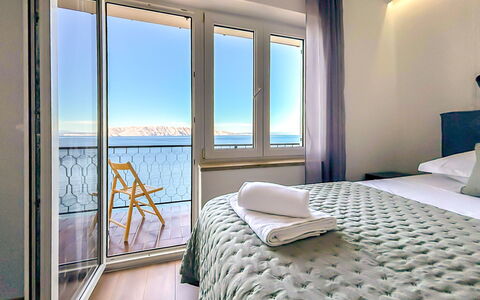 Senj 122: Furniture, Bedroom, Interior Design, Bed, Floor, Bedding, Bed Sheet, Linens, Room, Apartment