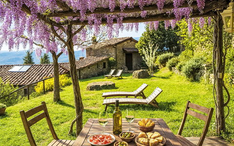 Il Canto dei Merli: Garden, Chair, Farmhouse, Eco Hotel, Cottage, Resort, Backyard, Outdoor Furniture, Landscaping, Yard
