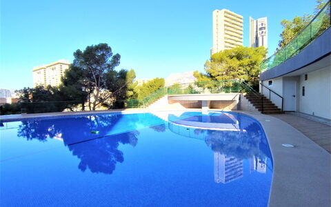 Coblanca Xvi: Water, Sky, Building, Daytime, Blue, Plant, Tree, Azure, Swimming Pool, House