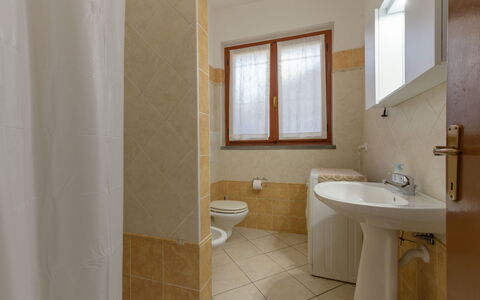 Atelier Vella: Flooring, Floor, Plumbing Fixture, Bathroom, Interior Design, Bathroom Sink, Ceiling, Room, Plumbing, Sink