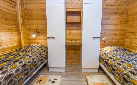 Pankamaa 12: Wood, Flooring, Floor, Interior Design, Ceiling, Bedroom, Room, Wood Stain, Bed, Hardwood
