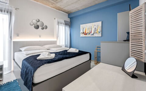 The Tinel: Interior Design, Furniture, Floor, Flooring, Bedroom, Ceiling, Apartment, Bed, Room, Bedding