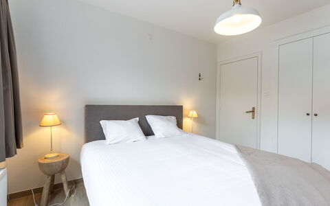 Sand Beach: Bed, Interior Design, Bedroom, Furniture, Ceiling, Flooring, Wood, Floor, Bed Sheet, Room