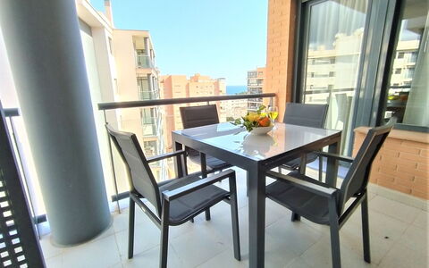Tamarindo: Table, Furniture, Building, Chair, Window, Sky, Houseplant, Flowerpot, Wood, Interior Design
