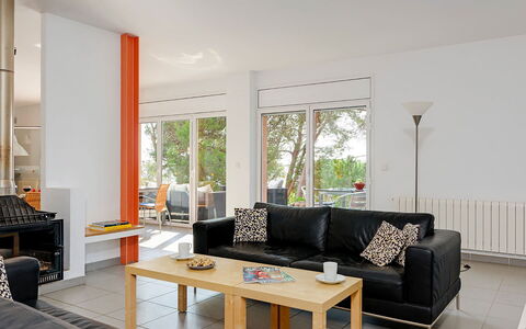 Villa Susanna: Furniture, Interior Design, Flooring, Floor, Couch, Wall, Living Room, Wood, Ceiling, Room
