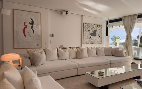 Villa the Marvel: Furniture, Interior Design, Couch, Flooring, Floor, Living Room, Apartment, Home, Table, Ceiling