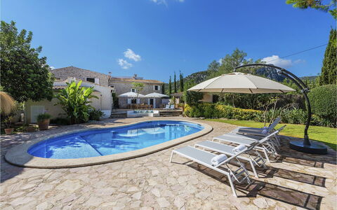 Can Cabana: Swimming Pool, Outdoor Furniture, Resort, Umbrella, Flagstone, Estate, Eco Hotel, Sunlounger, Shade, Water Feature