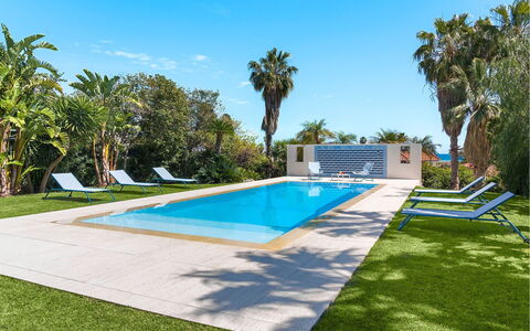 Villa Rebecca: Blue, Swimming Pool, Resort, Eco Hotel, Outdoor Furniture, Shade, Garden, Landscaping, Leisure, Estate