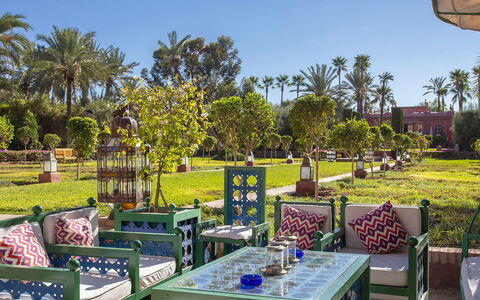 Villa the Garden: Garden, Outdoor Furniture, Chair, Outdoor Table, Landscaping, Resort, Hacienda, Botanical Garden, Coffee Table