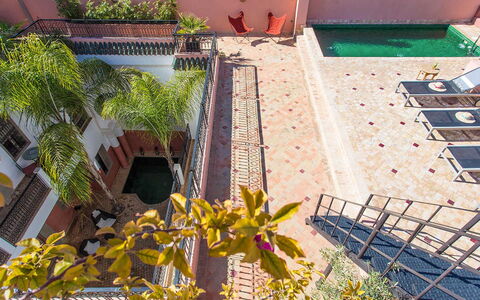 Riad Special: Composite Material, Urban Design, Apartment, Balcony, Courtyard, Estate, Hacienda, Swimming Pool, Wood Stain