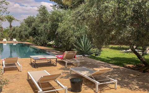 Villa Susan: Swimming Pool, Outdoor Furniture, Sunlounger, Resort, Garden, Chair, Shade, Backyard, Hacienda, Landscaping