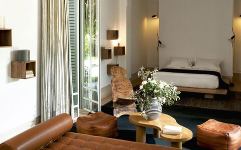 Villa Susan: Furniture, Interior Design, Wall, Wood, Flooring, Floor, Home, Lighting, Room, Living Room
