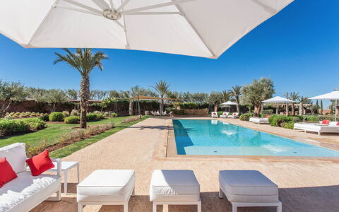 Villa Delizia: Swimming Pool, Resort, Outdoor Furniture, Umbrella, Landscaping, Garden, Sunlounger, Eco Hotel, Shade