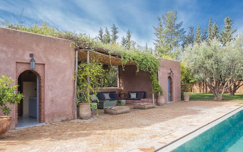 Villa Mauri: Architecture, Hacienda, Estate, Landscaping, Garden, Courtyard, Shade, Design, Backyard, Villa