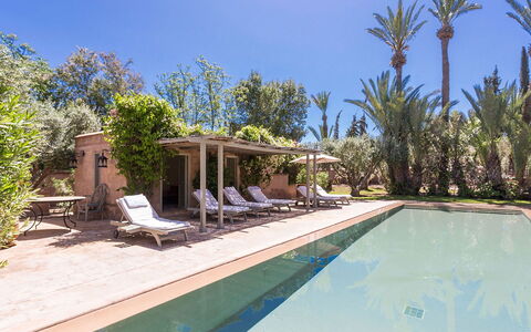 Villa Hasna: Swimming Pool, Resort, Outdoor Furniture, Hacienda, Eco Hotel, Sunlounger, Estate, Shade, Villa
