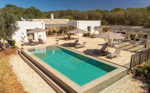 Villa Olivella: Swimming Pool, Resort, Home, Estate, Eco Hotel, Outdoor Furniture, Villa, Sunlounger, Landscaping, Shade
