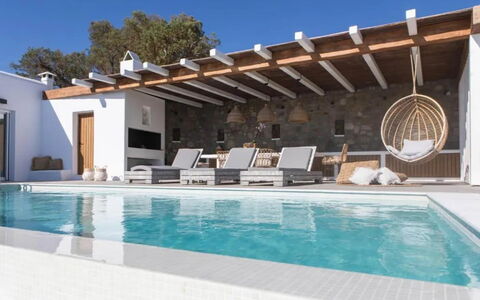 Villa Sonia: Swimming Pool, Home, Outdoor Furniture, Resort, Shade, Estate, Villa, Chair, Design, Eco Hotel