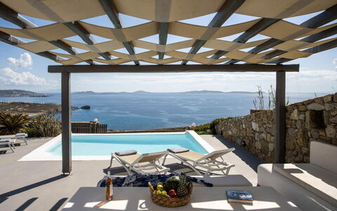Villa Apollonia: Swimming Pool, Coastal And Oceanic Landforms, Resort, Sea, Coast, Shade, Eco Hotel, Ocean, Villa, Outdoor Furniture