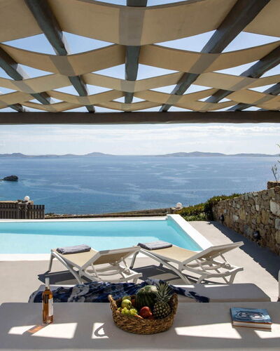 Villa Apollonia: Swimming Pool, Coastal And Oceanic Landforms, Resort, Sea, Coast, Shade, Eco Hotel, Ocean, Villa, Outdoor Furniture