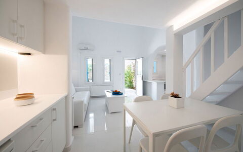 The Rose Flat: Interior Design, Flooring, Furniture, Ceiling, Floor, Home, Apartment, Chair, Room, Kitchen