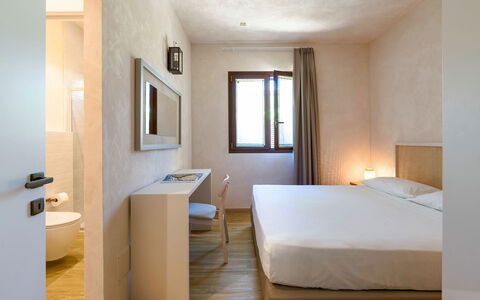 Villa Paprika: Wall, Interior Design, Floor, Flooring, Ceiling, Bedroom, Room, Bed, Bed Frame, Bedding