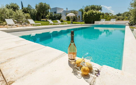 Villa Riva: Blue, Swimming Pool, Garden, Landscaping, Estate, Resort, Shade, Eco Hotel, Villa, Backyard