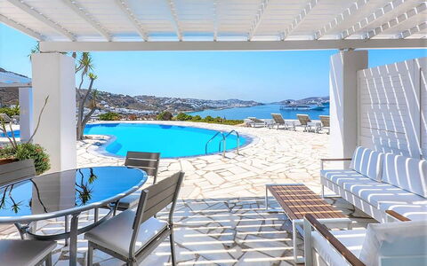 Apartment Rose 1: Blue, Swimming Pool, Resort, Sea, Apartment, Chair, Outdoor Furniture, Coast, Hotel, Eco Hotel