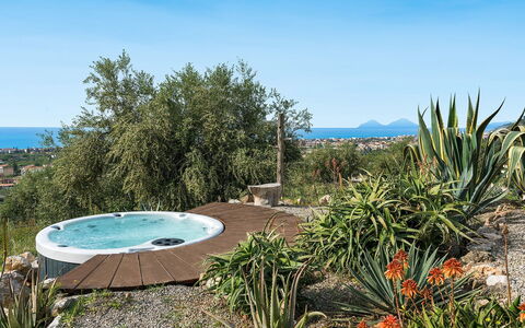 Villa Milo: Swimming Pool, Resort, Outdoor Furniture, Eco Hotel, Leisure, Chair, Umbrella, Landscaping, Shade, Resort Town