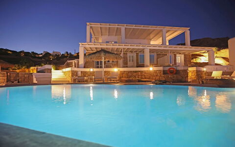 Apartment Rose 2: Night, Swimming Pool, Resort, Hotel, Estate, Villa, Midnight, Eco Hotel, Resort Town, Dusk