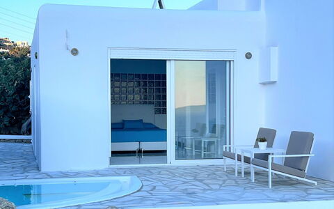 The Rose Suite with Jacuzzi: Furniture, Shade, Outdoor Furniture, Chair, Resort, Swimming Pool, Design, Hotel, Villa, Eco Hotel