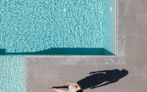 Villa Akrotiri: Swimming Pool, Leisure, Composite Material, Resort, Tile, Vacation, Outdoor Furniture