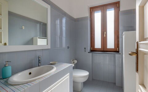 Villa Ava: Bathroom, Bathroom Sink, Plumbing Fixture, Sink, Flooring, Floor, Interior Design, Tap, Plumbing, Toilet