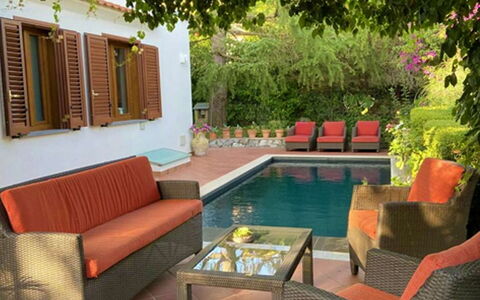 Villa Ava: Furniture, Outdoor Furniture, Swimming Pool, Chair, Resort, Table, Outdoor Table, Shade, Eco Hotel, Patio