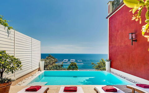 Villa Chiara: Swimming Pool, Outdoor Furniture, Resort, Furniture, Eco Hotel, Chair, Sunlounger, Leisure, Hotel, Shade