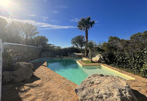 Sa Galera Villa: Blue, Swimming Pool, Rock, Resort, Water Feature, Eco Hotel, Landscaping, Tropics