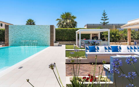 Villa Agorà: Swimming Pool, Resort, Composite Material, Eco Hotel, Leisure, Shade, Hotel, Landscaping, Outdoor Furniture, Villa