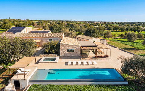 Villa del Sole: Swimming Pool, Estate, Resort, Composite Material, Eco Hotel, Farmhouse, Villa, Hacienda, Landscaping, Courtyard