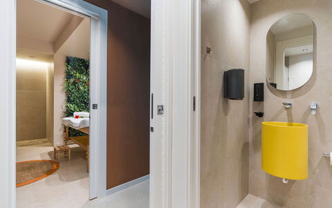 Villa Cornino: Wall, Flooring, Interior Design, Floor, Plumbing Fixture, Wood, Bathroom, Toilet, Toilet Seat, Plumbing