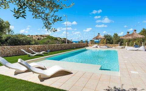 Villa Cornino: Blue, Swimming Pool, Resort, Composite Material, Outdoor Furniture, Leisure, Eco Hotel, Shade, Sunlounger, Hotel