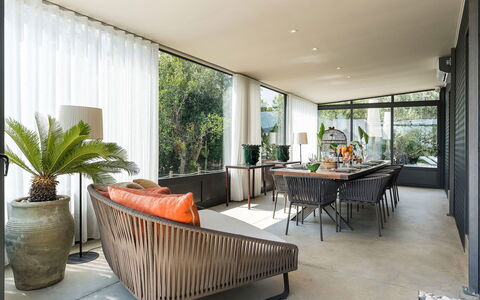 Villa Monica: Furniture, Interior Design, Table, Couch, Chair, Home, Living Room, Kitchen & Dining Room Table, Coffee Table