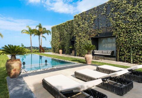 Villa Monica: Garden, Shade, Landscaping, Swimming Pool, Eco Hotel, Resort, Villa, Hacienda, Courtyard