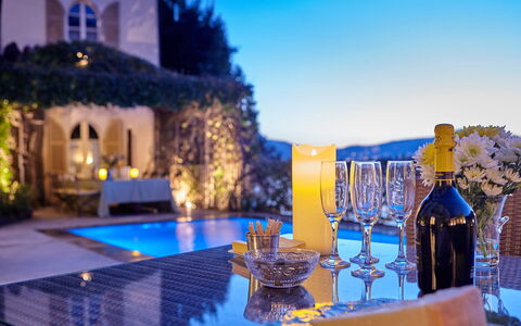 Villa Silva: Blue, Swimming Pool, Resort, Eco Hotel, Estate, Hacienda, Villa, Landscape Lighting, Hotel, Outdoor Furniture