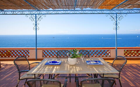 Sea Scent: Blue, Furniture, Sea, Ocean, Chair, Resort, Balcony, Outdoor Furniture, Eco Hotel, Kitchen & Dining Room Table