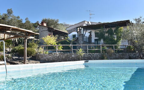 Villa Birbante: Swimming Pool, Resort, Hacienda, Shade, Backyard, Water Feature, Eco Hotel, Outdoor Structure, Flagstone